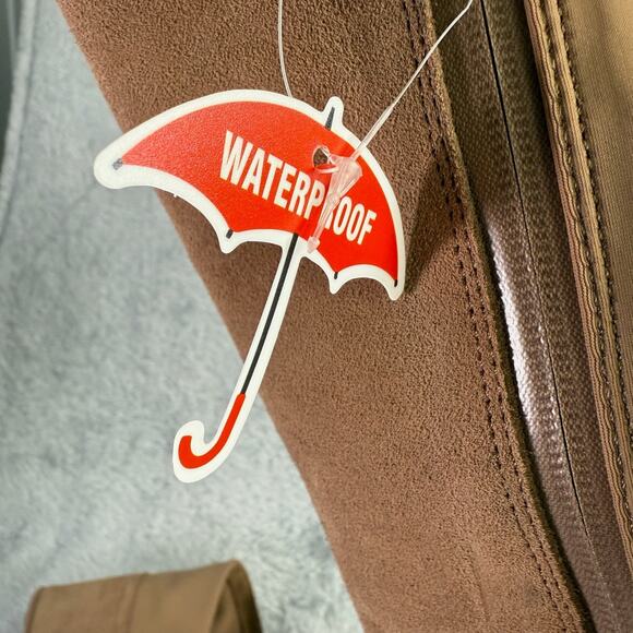 Blondo Twyla Tall Suede Boots Women's Size 10 Tan Taupe Riding Boots High Heel - Picture 7 of 13